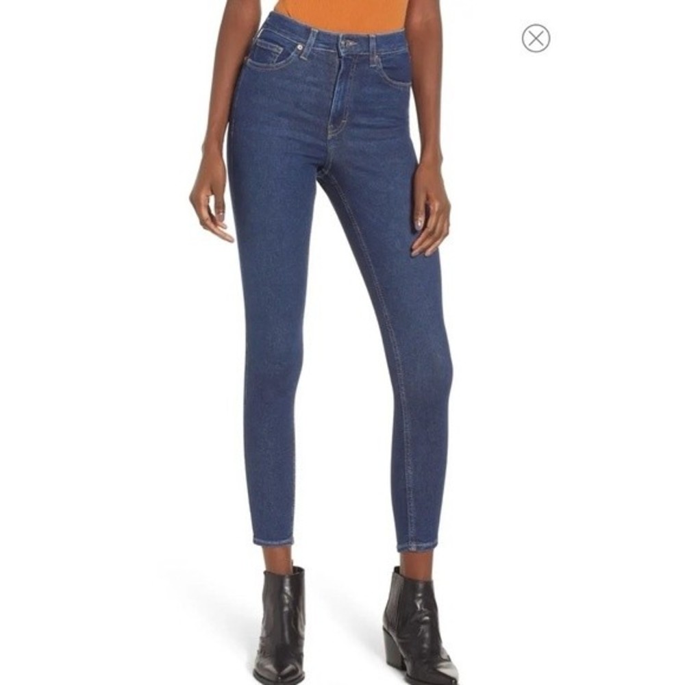 Topshop Moto Jamie High Waisted Jeans, Size 26